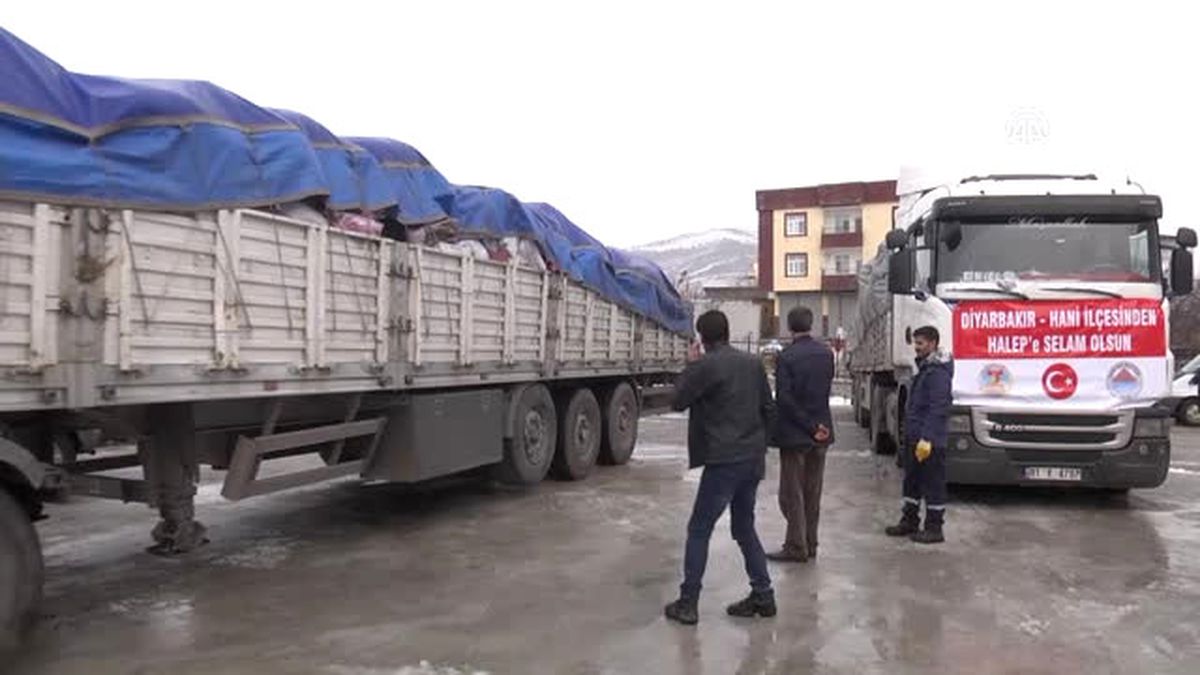 Diyarbakır\'dan Haleplilere Yardım