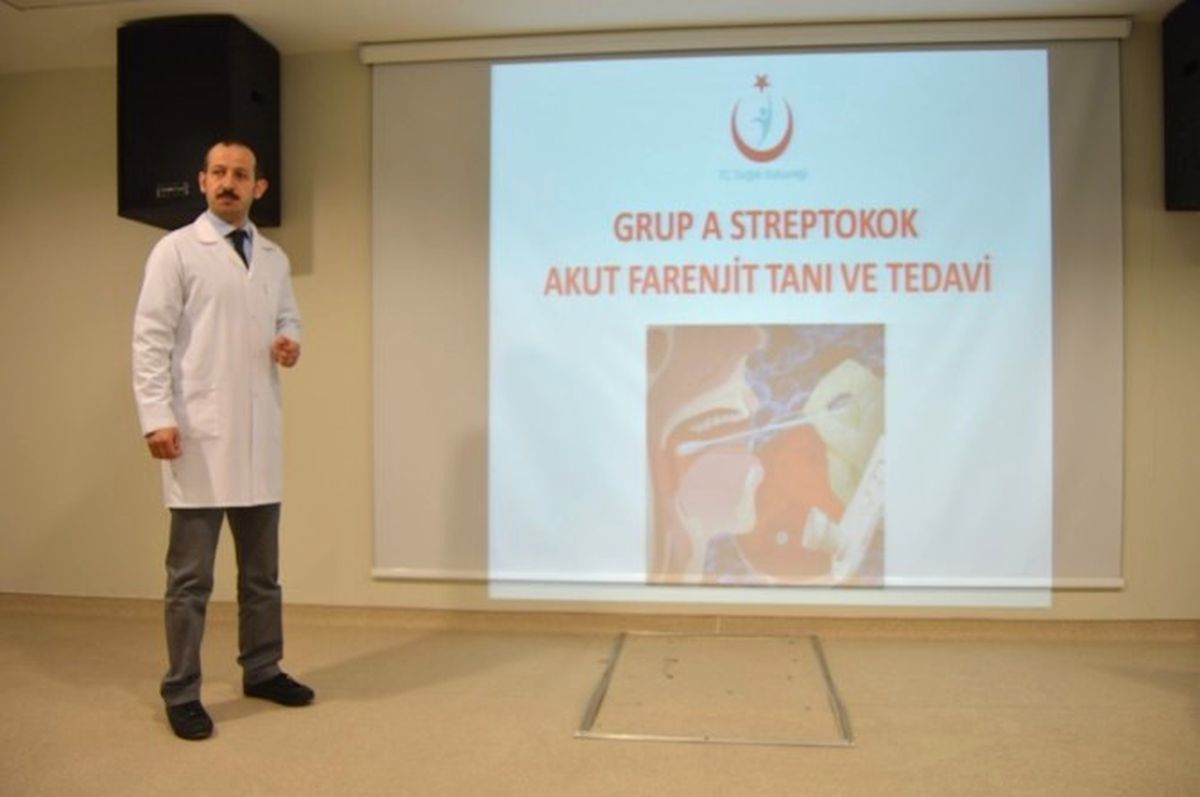 Iğdır\'da \'Grup A Streptokok Akut Farenjit Tanı ve Tedavi\' Konulu Seminer