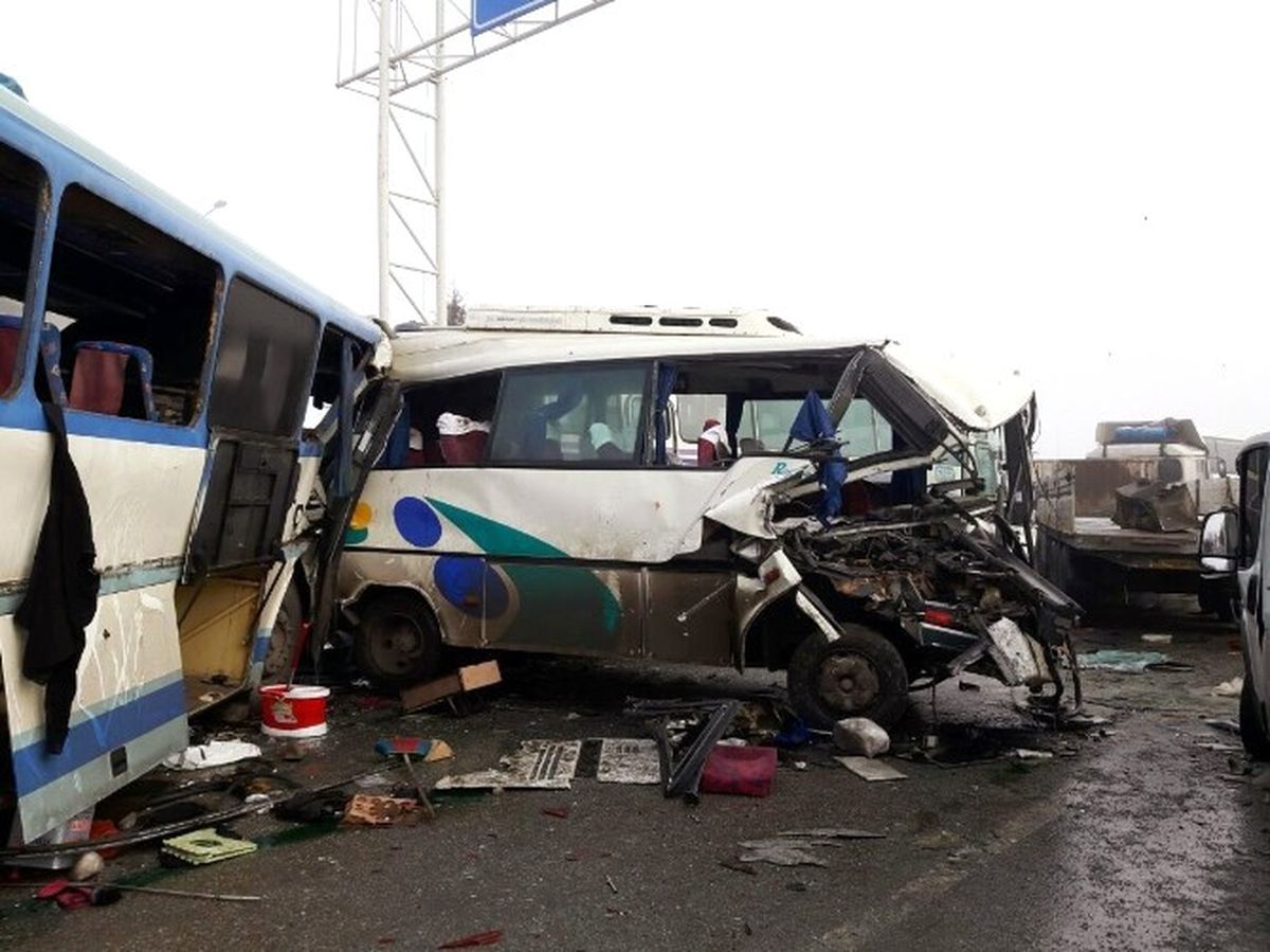 Konya\'da Zincirleme Trafik Kazaları