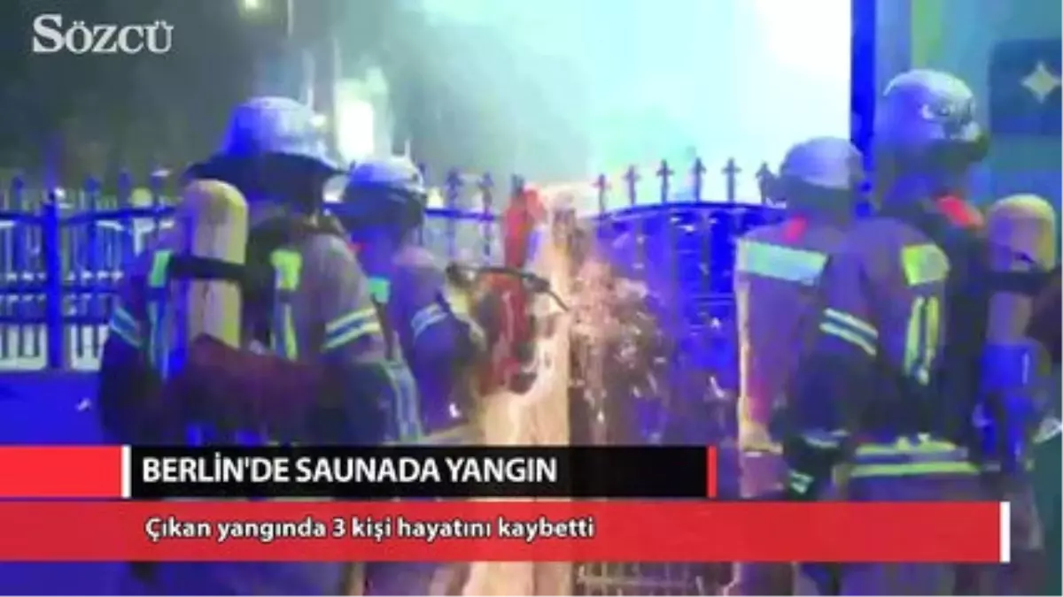 Saunada Çıkan Yangın 3 Can Aldı