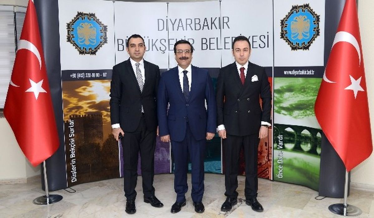 Silvan ve Ergani\'den Başkan Atilla\'ya Ziyaret