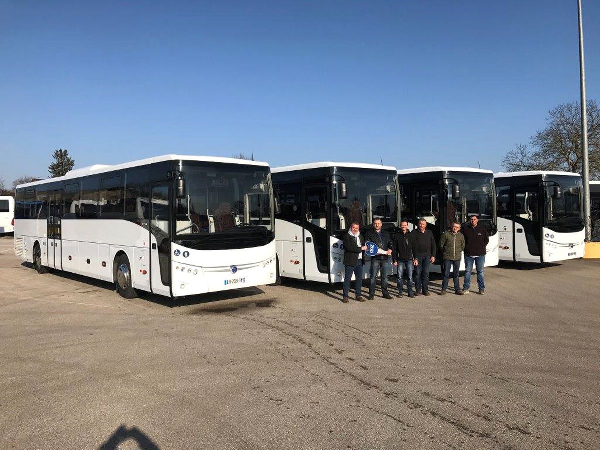 TEMSA\'dan Fransa\'ya 22 adet otobüs teslimatı