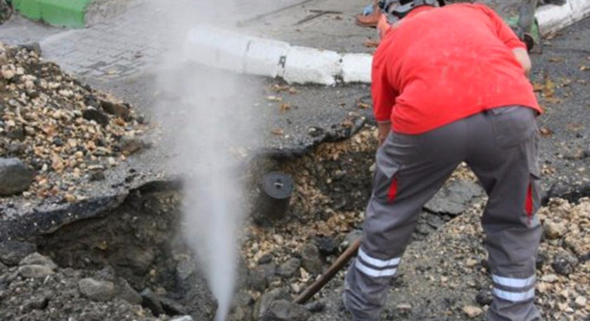 Çankırı\'da Doğalgaz Borusu Patladı