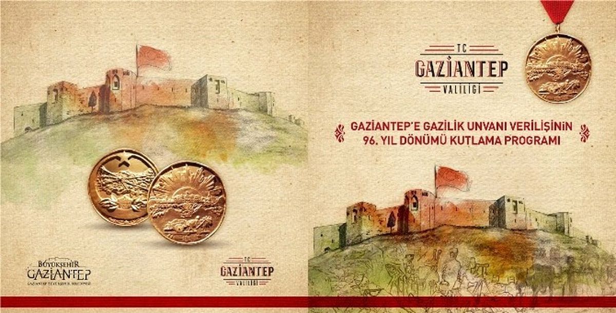 Gaziantep\'e \'Gazilik\' Unvanının Verilişinin 96. Yıl Dönümü Kutlanıyor