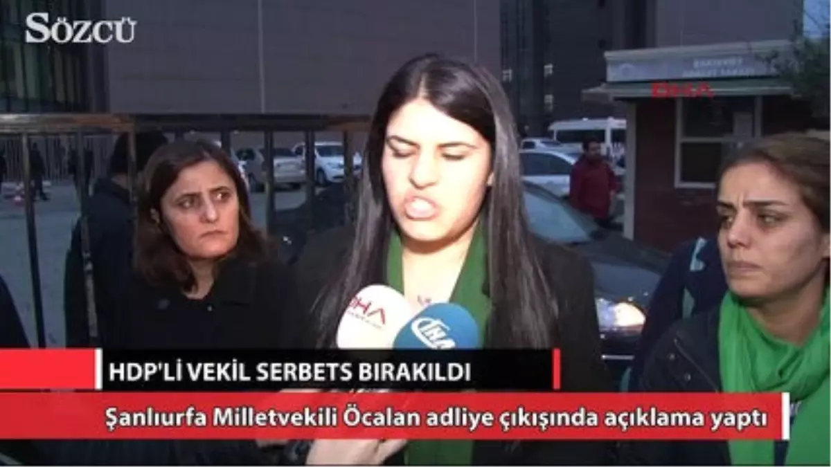 Hdp\'li Vekil Dilek Öcalan Serbest Bırakıldı