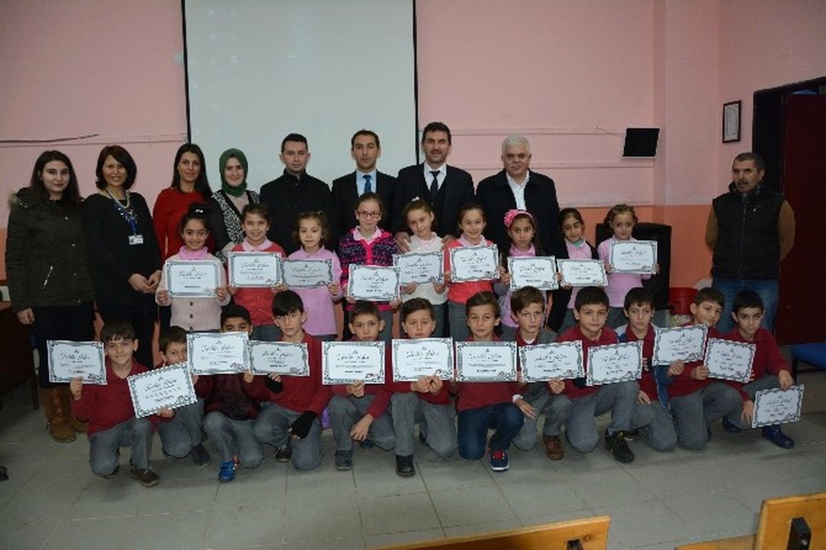 Kartepe Belediyesi\'nden Minik Çevrecilere Teşekkür Belgesi
