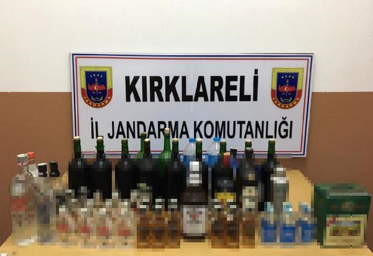 Lüleburgaz\'da 110 Litre Kaçak İçki Ele Geçirildi