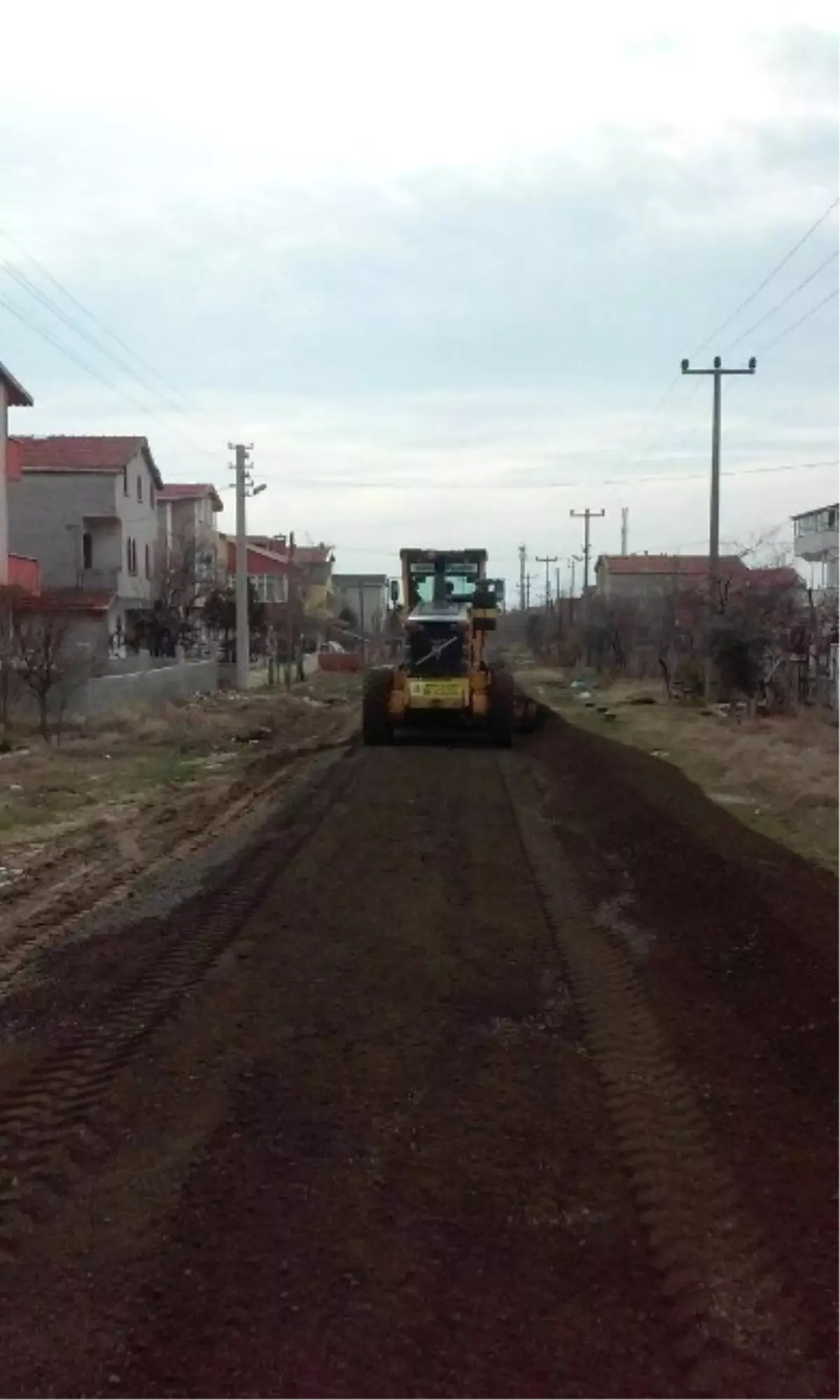 Marmaraereğlisi\'nde Yol Yapım Çalışmaları