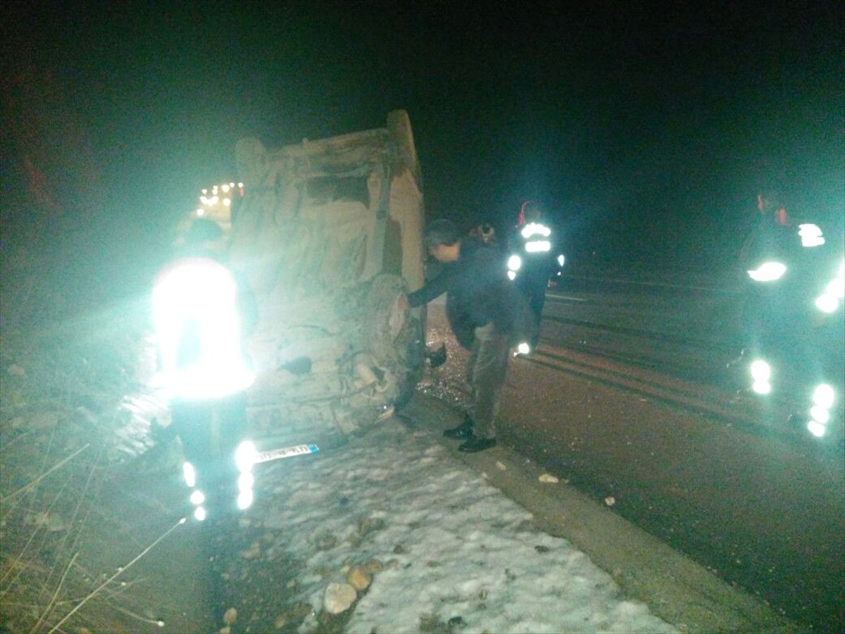 Siirt\'te Trafik Kazası: 1 Yaralı