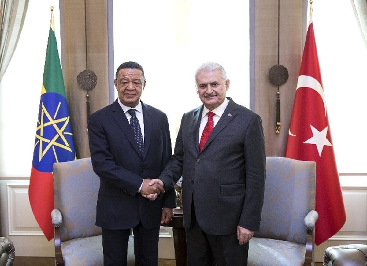 Yıldırım Etiyopya Cumhurbaşkanı Wirtu ile Görüştü