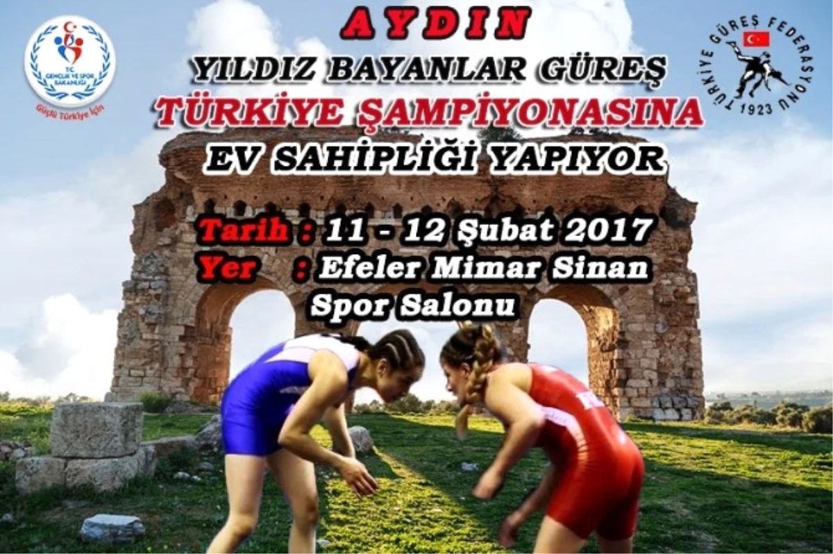 Yıldız Bayanlar Güreş Türkiye Şampiyonası Aydın\'da Yapılacak