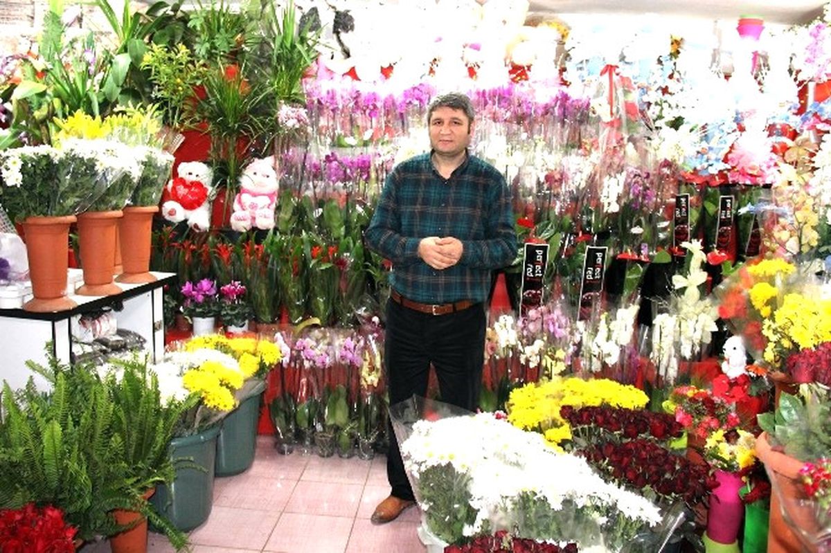 Yozgat\'ta Çiçekçiler Sevgililer Gününe Hazır