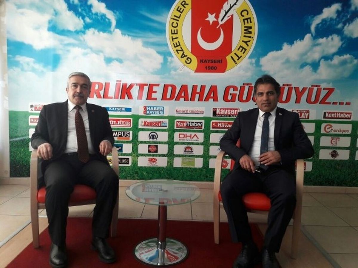 Yücebaş\'tan Gazeteciler Cemiyeti\'ne Ziyaret