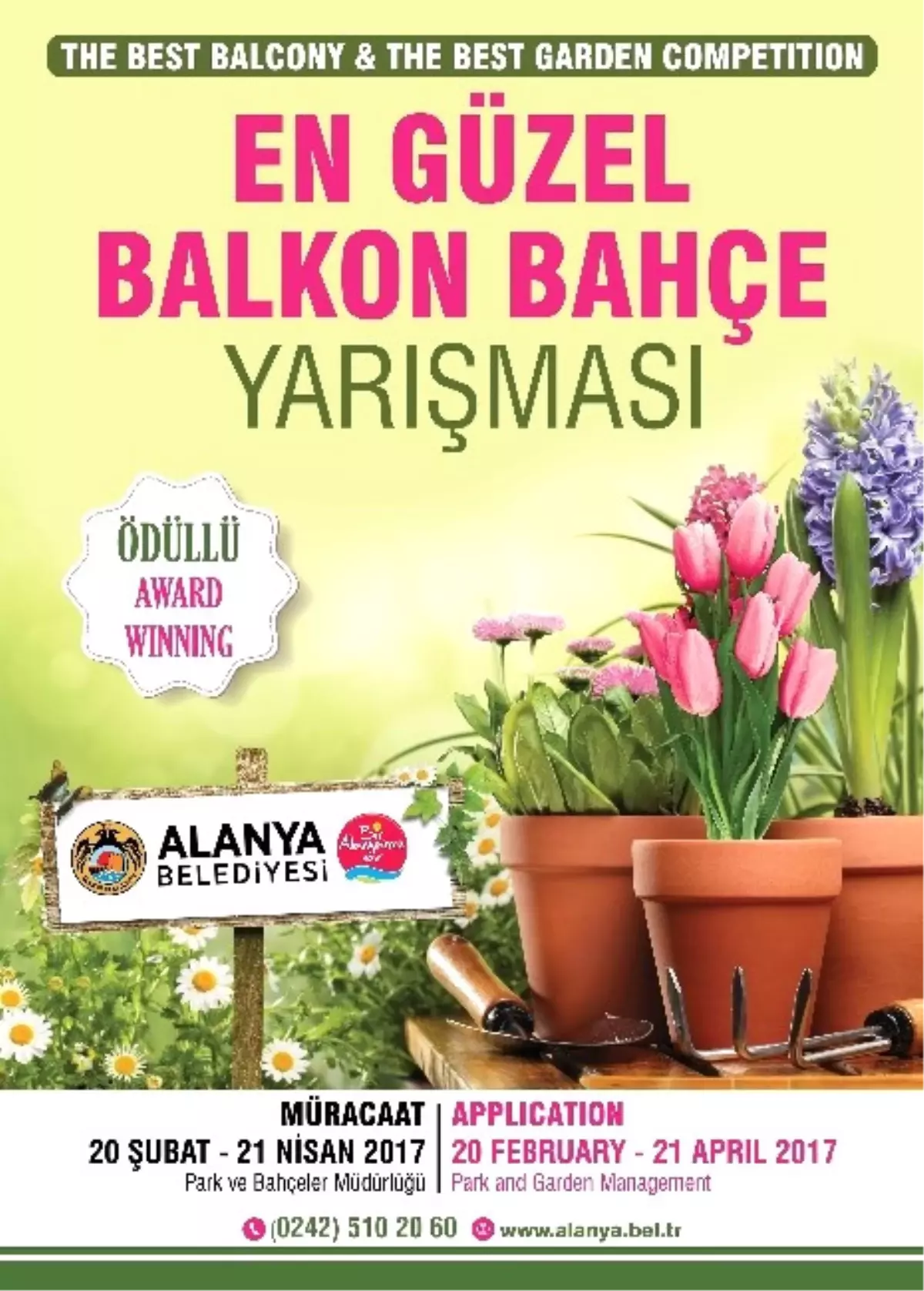 Alanya Belediyesi En Güzel Balkon ve Bahçeyi Ödüllendirecek