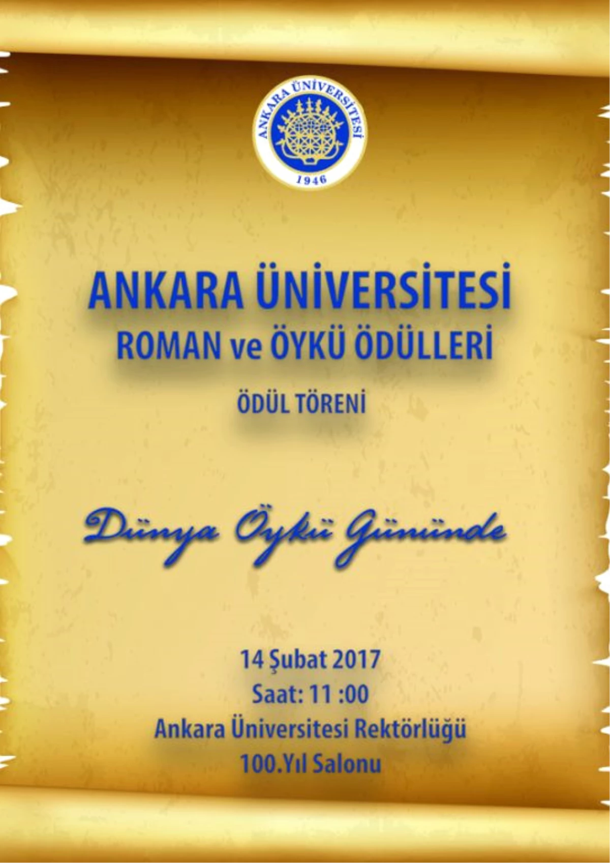 Ankara Üniversitesi Roman ve Öykü Ödülleri