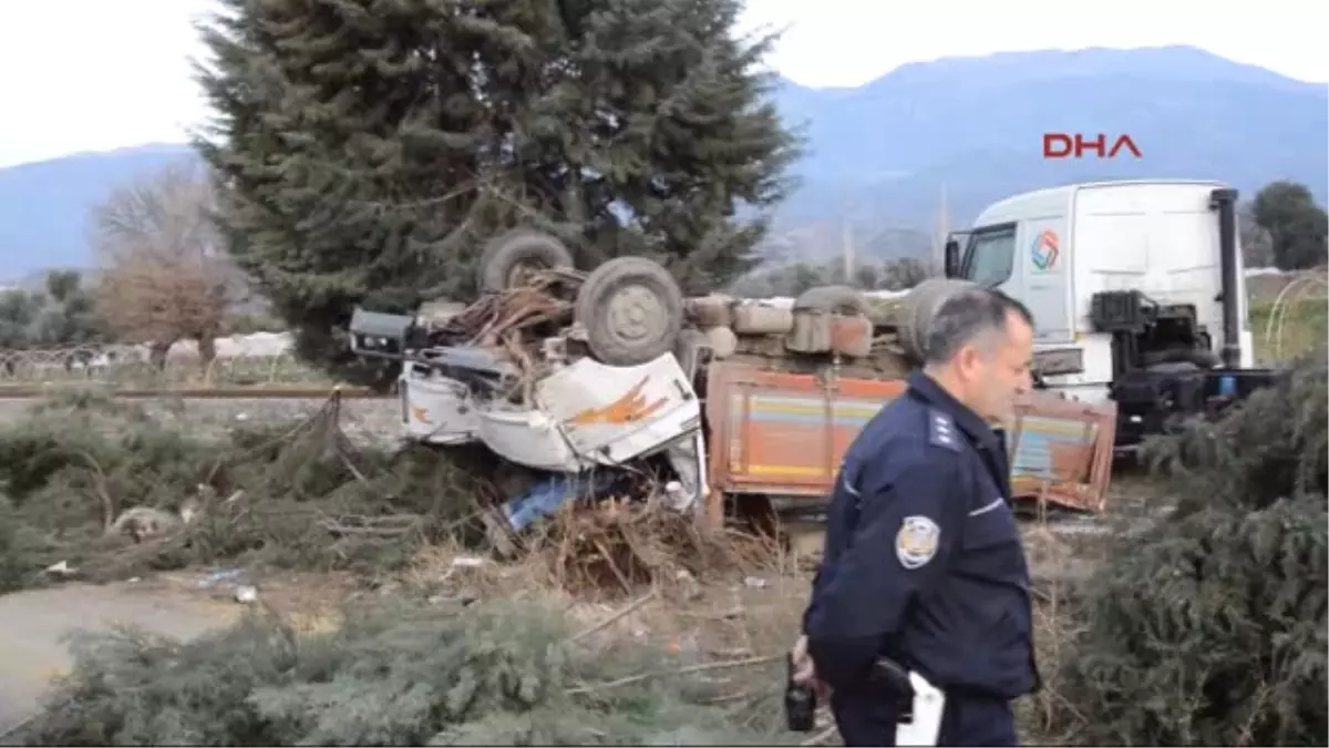 Aydın Süt Toplama Kamyonu Devrildi: 1 Ölü