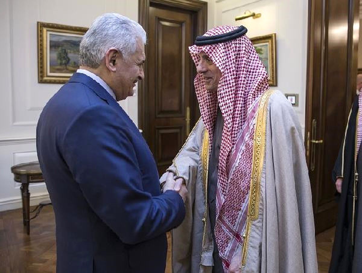 Başbakan Yıldırım Suudi Arabistan Dışişleri Bakanı Ahmed Al-Jubeir\'i Kabul Etti