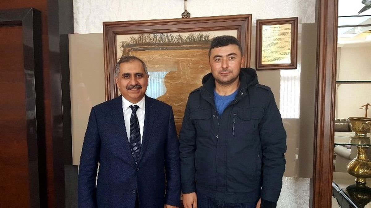 El Bab Gazisi Aydınlı Askerden Vali Koçak\'a Ziyaret