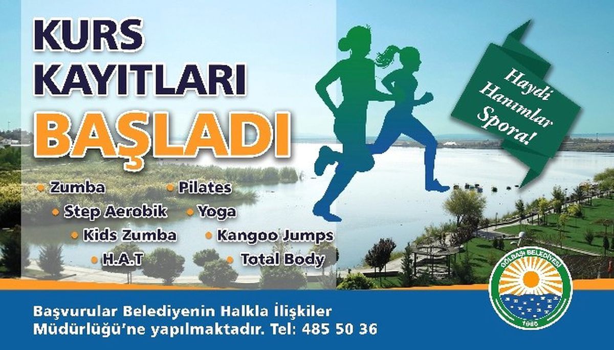 Gölbaşı Belediyesinden Kadınlara Step-aerobik Kursu