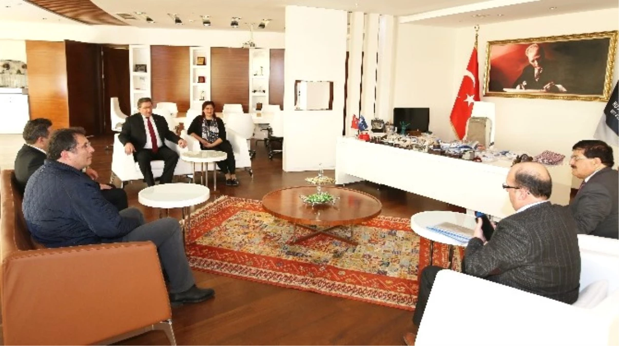 Nazilli Ticaret Odası\'ndan Başkan Çerçioğlu\'na Ziyaret