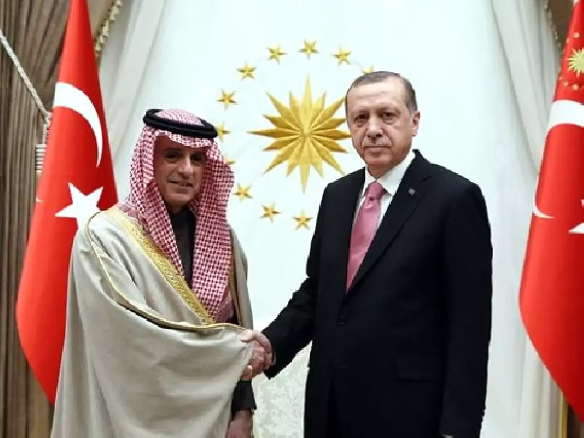 Suudi Arabistan Dışişleri Bakanı Jubeir Cumhurbaşkanlığı Sarayı\'nda