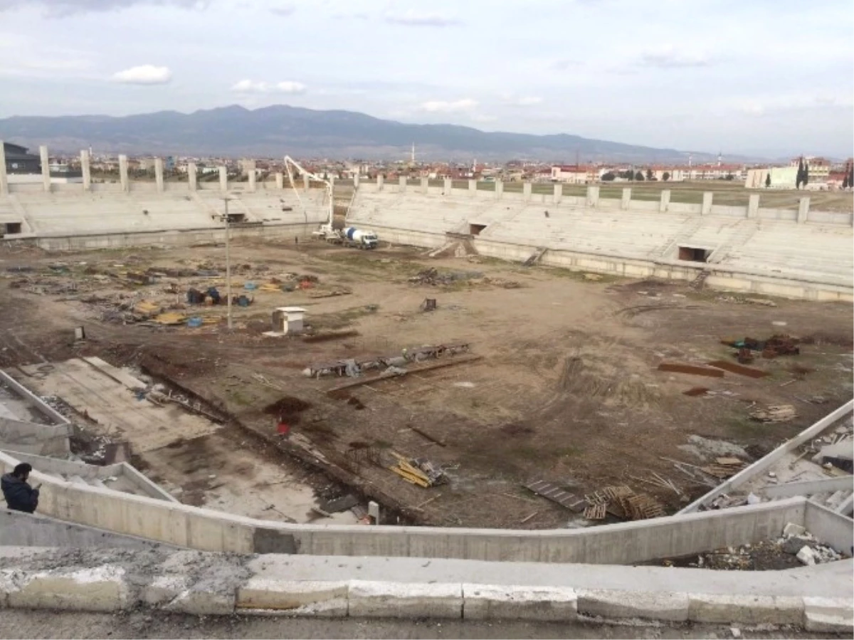 Turgutlu Stadının Kaba İnşaatı Bitti