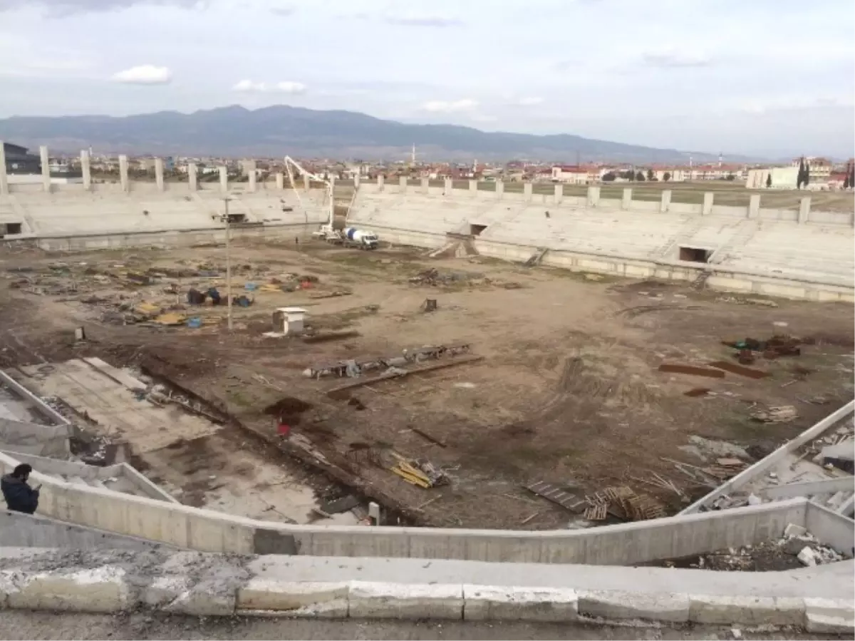 Turgutlu Stadının Kaba İnşaatı Bitti