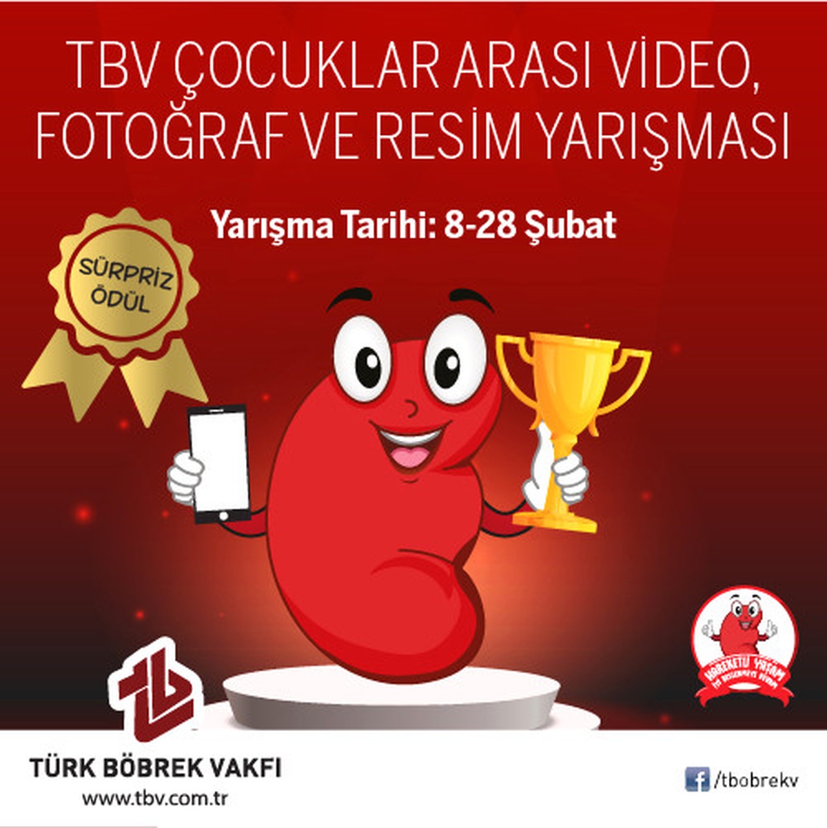 Türk Böbrek Vakfından Çocuklar Arası Video ve Fotoğraf Yarışması