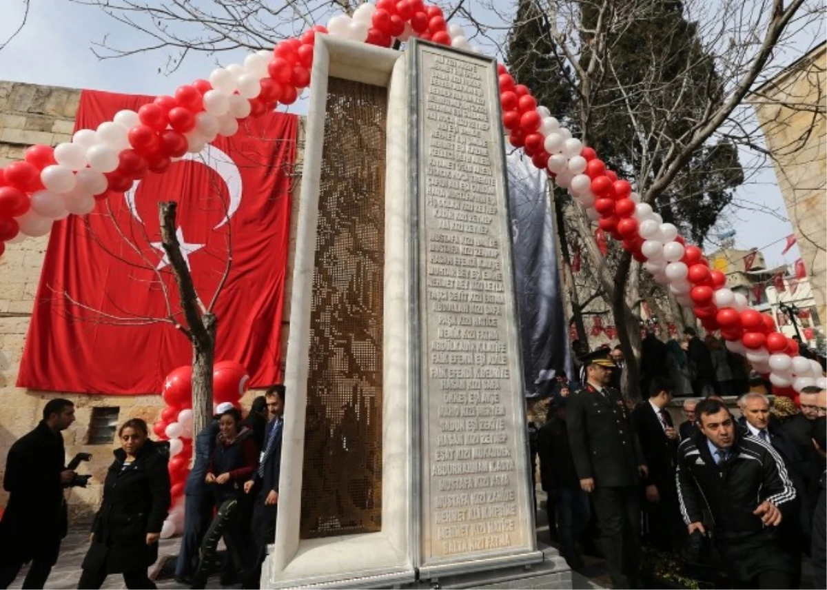 Türkiye\'nin İlk Kadın Şehit Anıtı Gaziantep\'te Açıldı