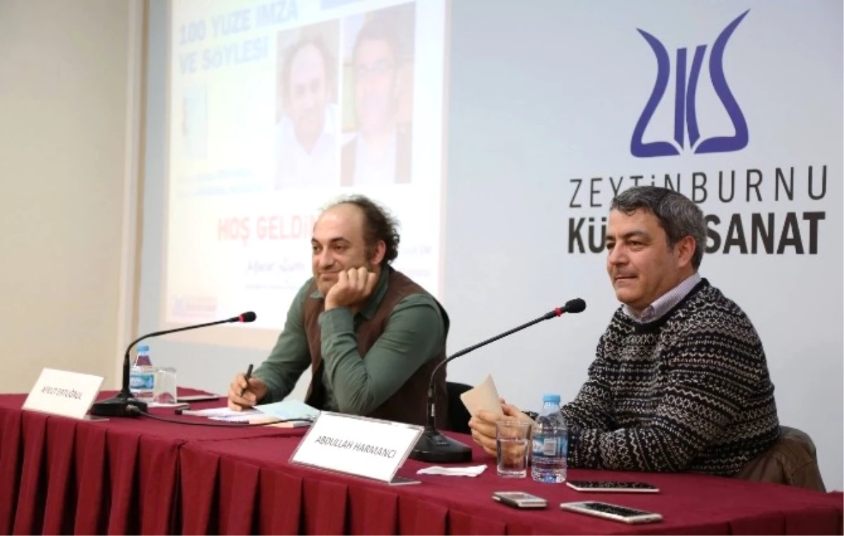 Zeytinburnu\'nda 100 Yüze İmza ve Söyleşi Programına Abdullah Harmancı Konuk Oldu