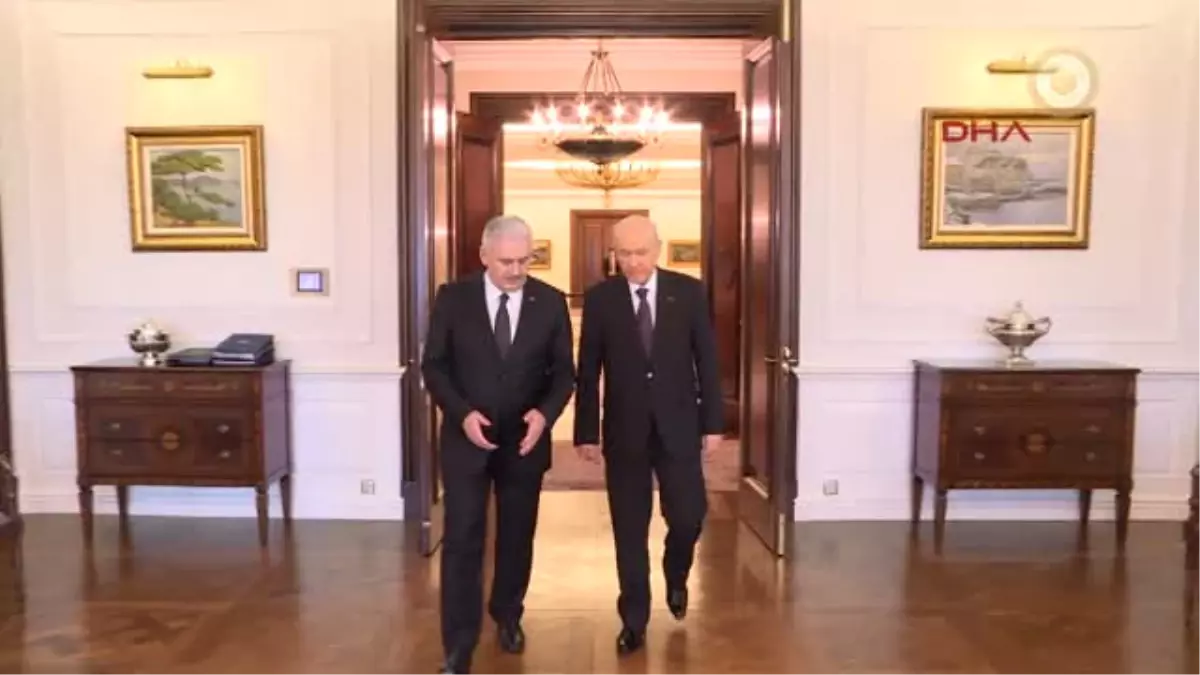 Başbakan Yıldırım, MHP Genel Başkanı Devlet Bahçeli\'yi Kabul Etti