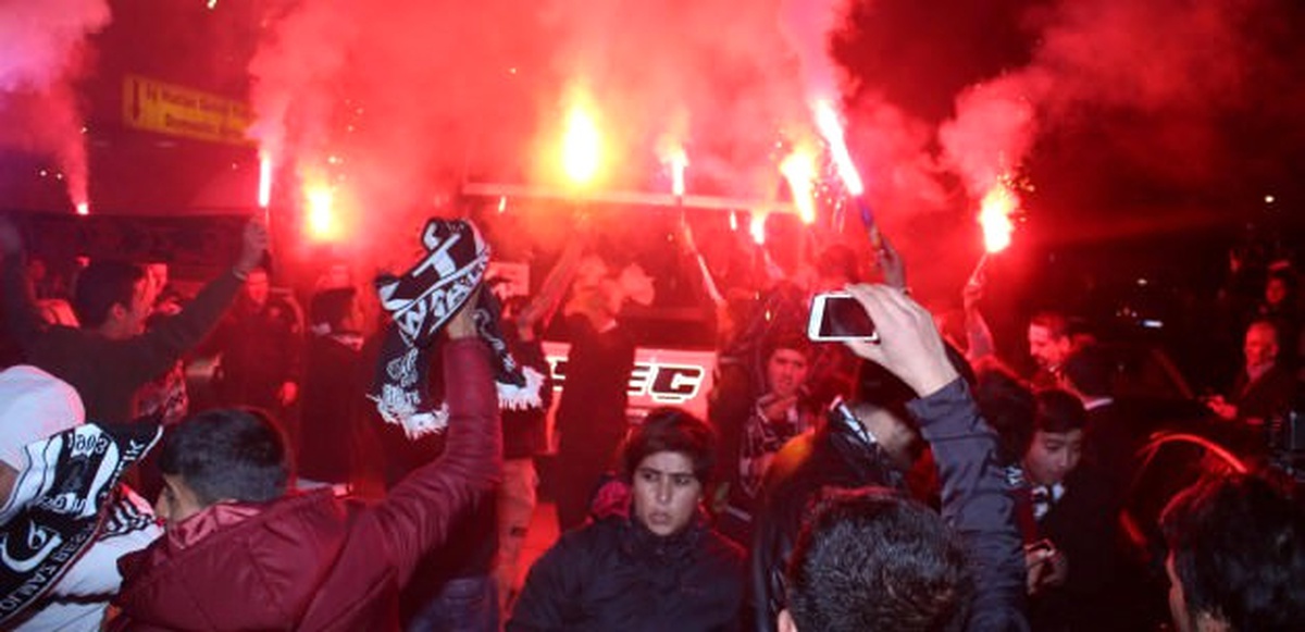 Beşiktaş Kafilesine Coşkulu Karşılama