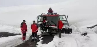 Bingöl'de Rahatsızlanan Gebe Kadın Kurtarıldı