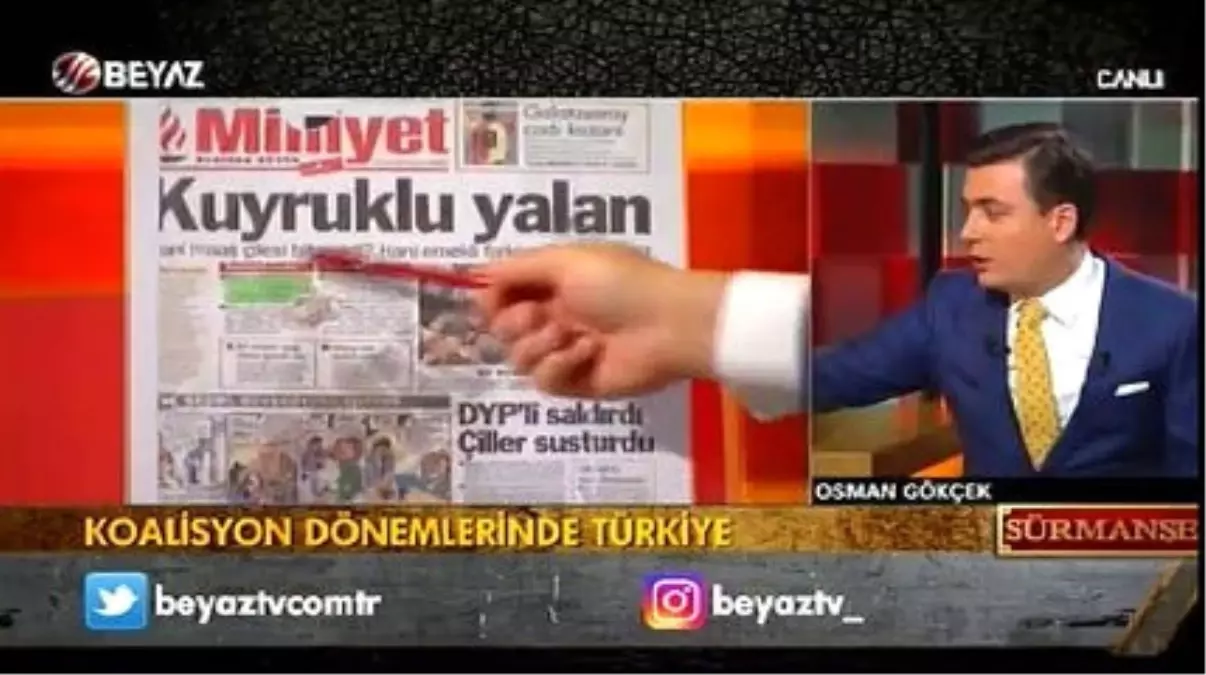 Osman Gökçek: Koalisyon Kuyruk ve Çile Demektir 1