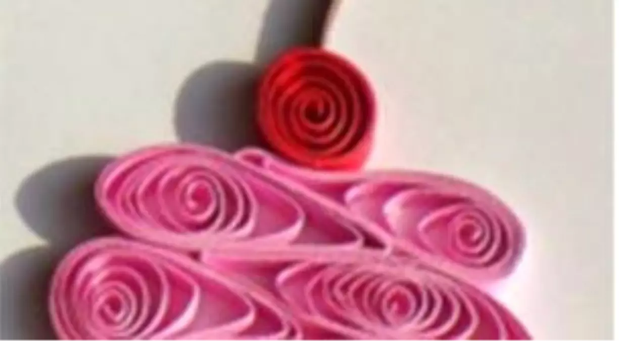 Quilling Cupcake Anahtarlık Yapım