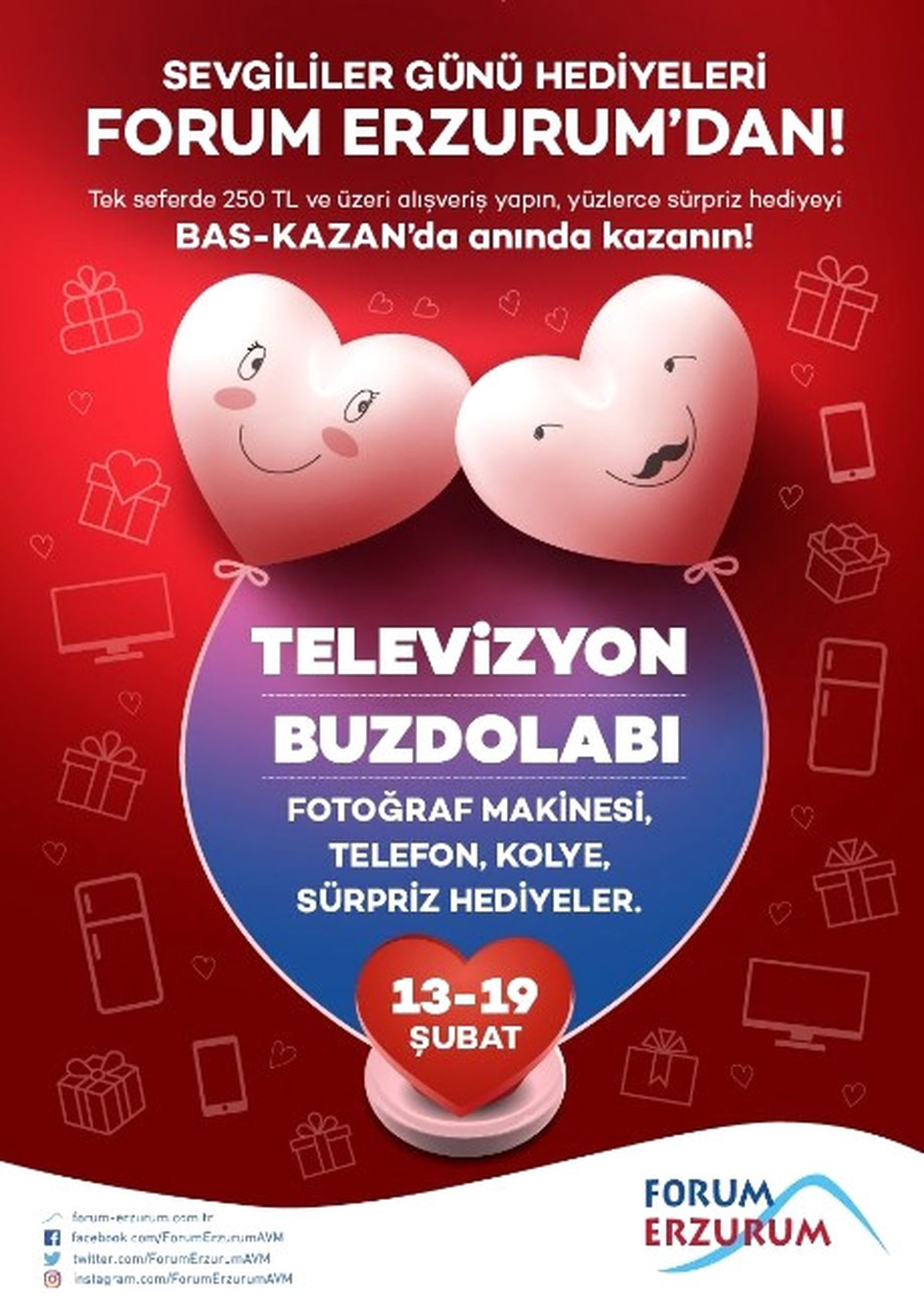 Sevgililer Günü Hediyeniz Forum Erzurum\'dan