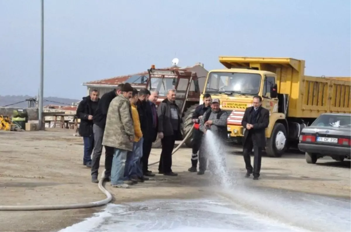 Söğüt Belediyesi Personeline Yangın ve Kurtarma Eğitimi