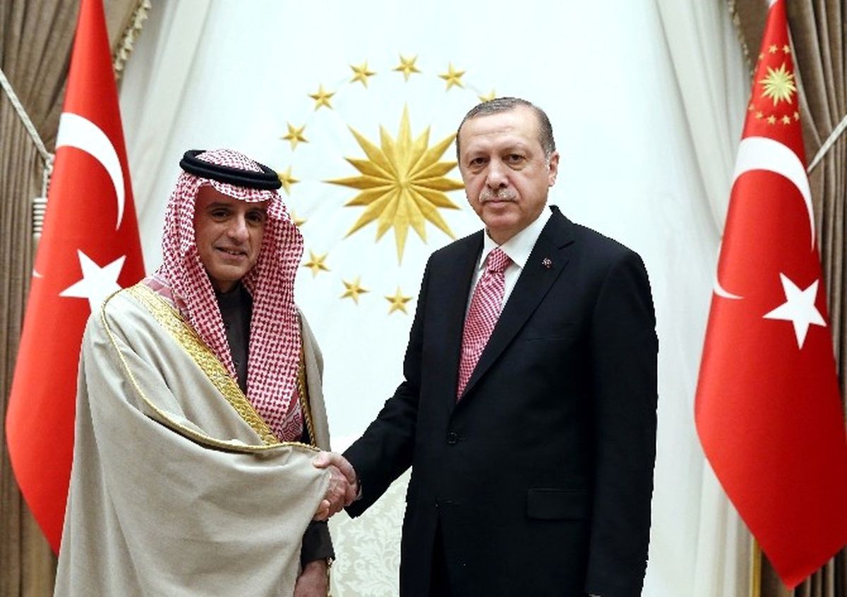 Suudi Arabistan Dışişleri Bakanı Jubeir Cumhurbaşkanlığı Sarayı\'nda