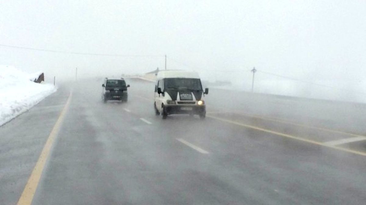 Van\'da Sis Trafiği Etkiledi
