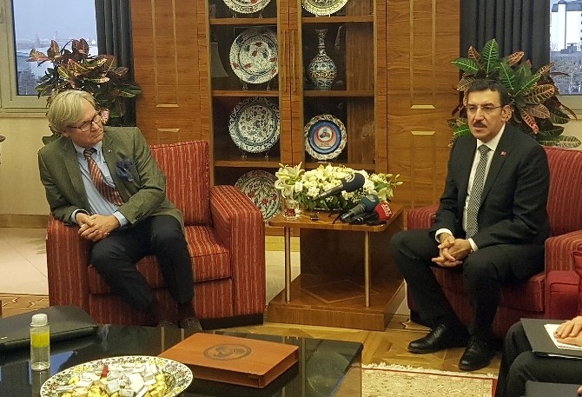 Alman Sanayi ve Ticaret Odasından Bakan Tüfenkci\'ye Ziyaret