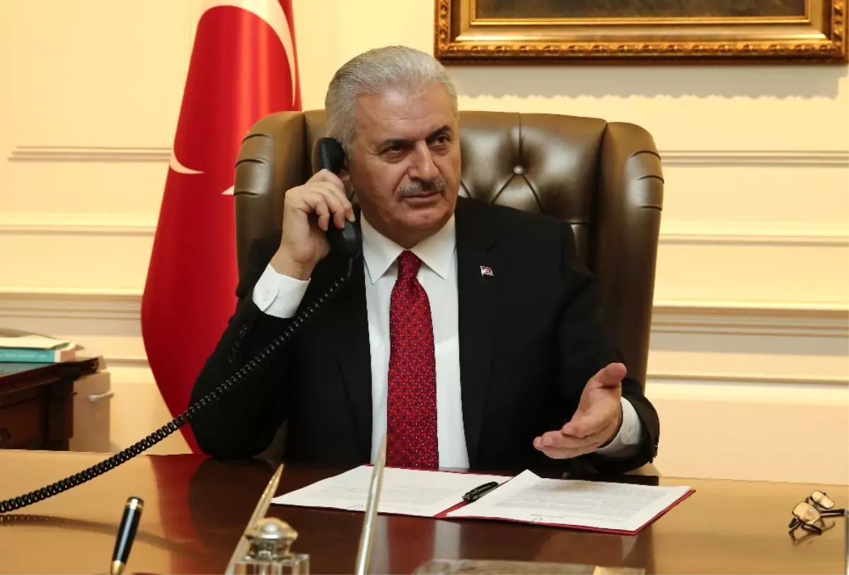 Başbakan Binali Yıldırım, ABD Başkan Yardımcısı Michael Richard Pence Ile Telefon Görüşmesi...