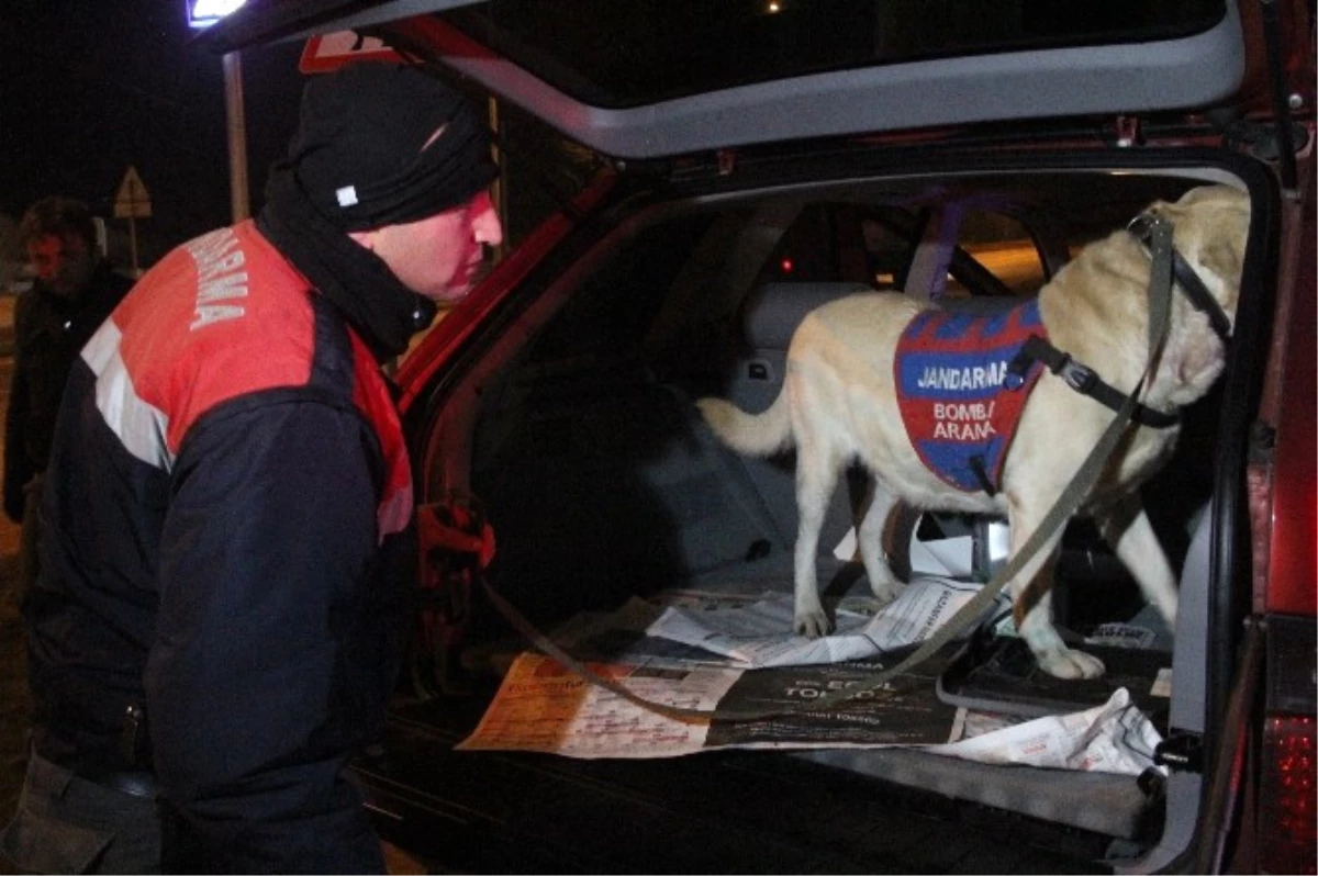 Bolu\'da Bomba Arama Köpeği ile Huzur Operasyonu