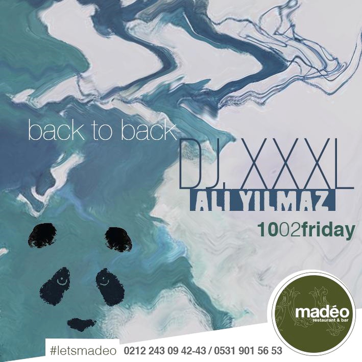 Dj.xxxl & Dj.alı Yılmaz @ Madeo Karaköy Back To Back On Dj. Set