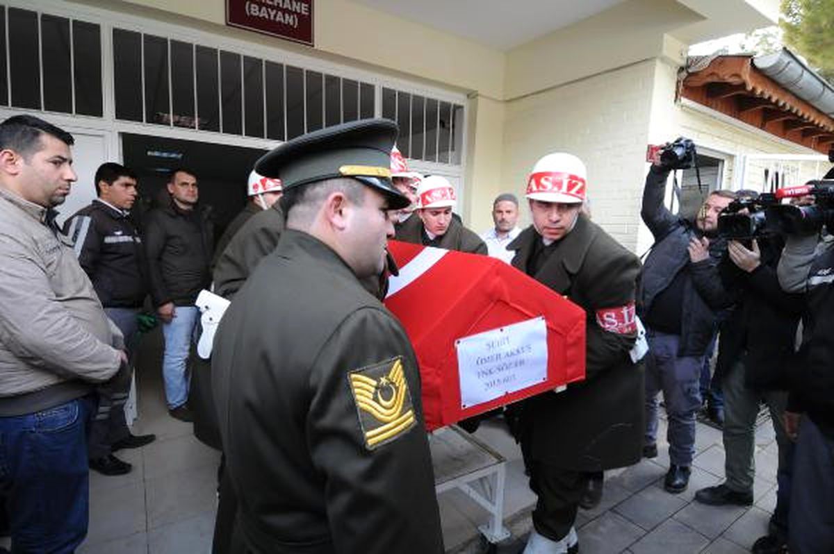 El Bab Şehidi Akkuş, Sakarya\'ya Uğurlandı