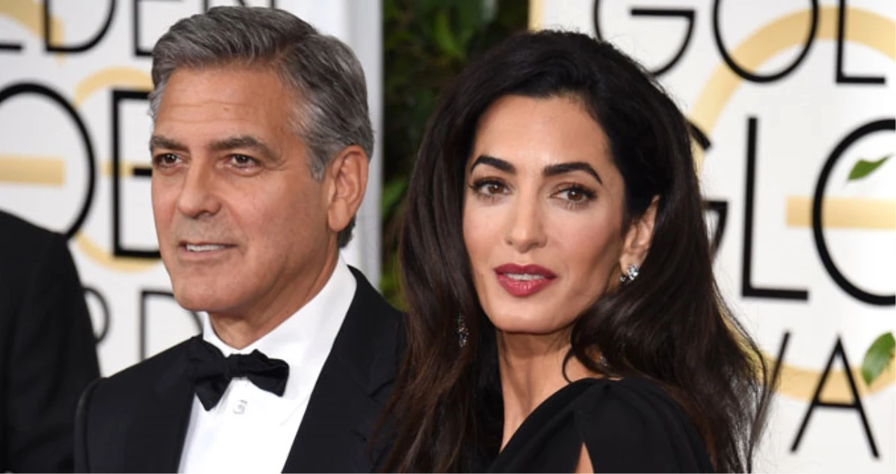 George-Amal Clooney Çifti İkiz Bebekleri Olacağını Beyonce\'u Taklit Ederek Duyurdu