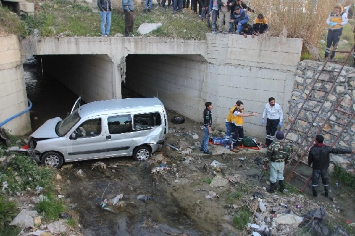 Kanala Uçan Aracın Suriyeli Sürücüsü Yaralandı