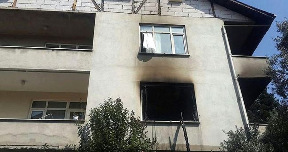 Kocaeli\'de Ev Yangını