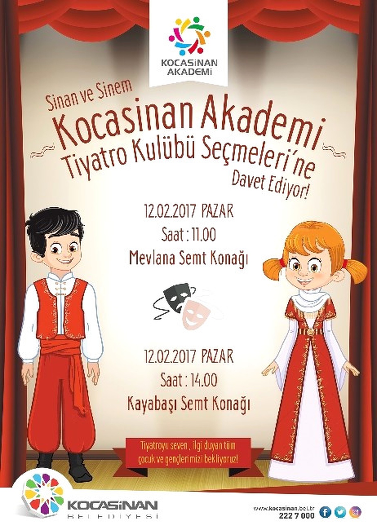 Kocasinan Akademi Tiyatro Kulübü Kuruldu