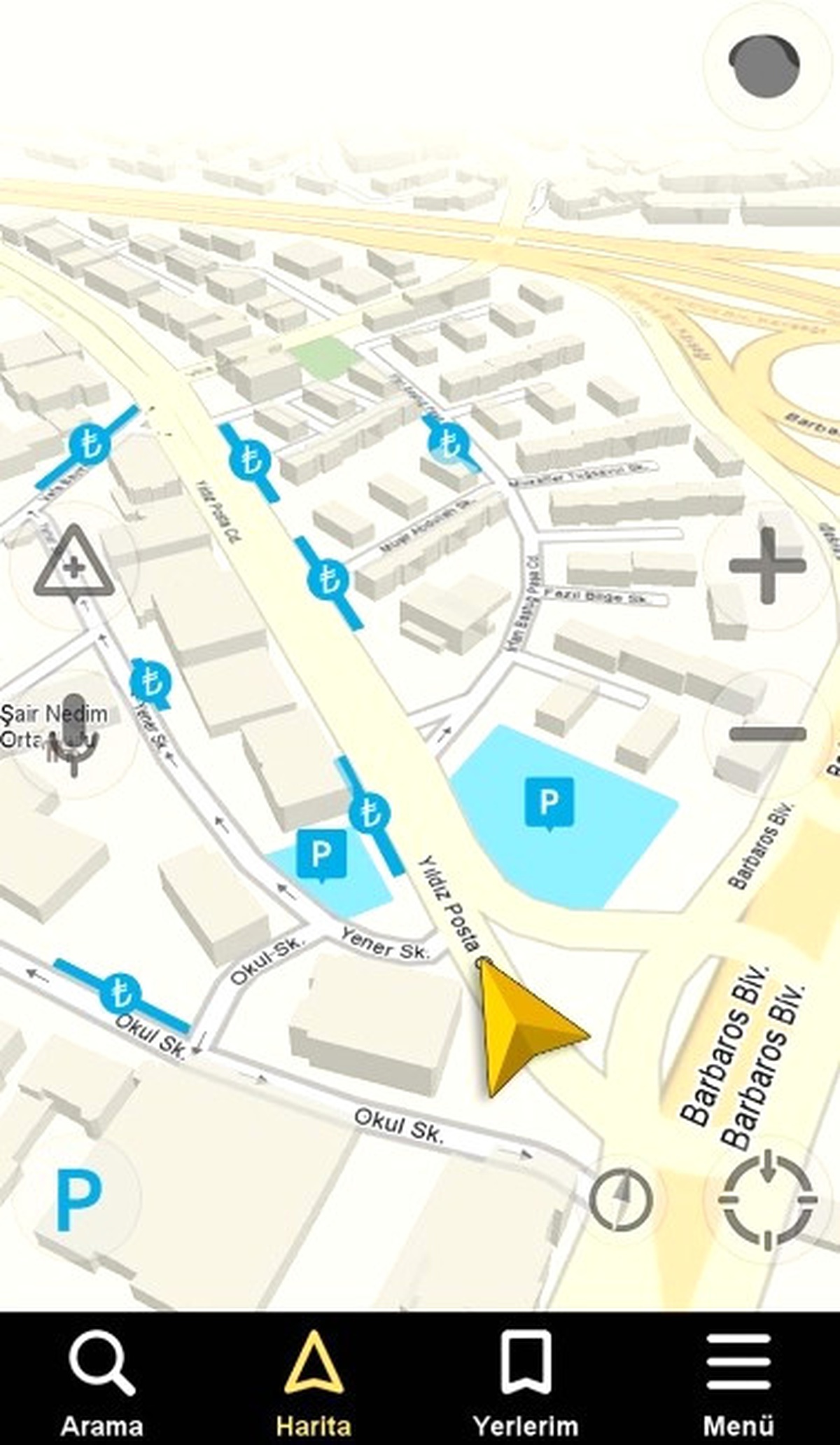 Yandex Navigasyon Uygulamasına Park Yerlerini Ekledi