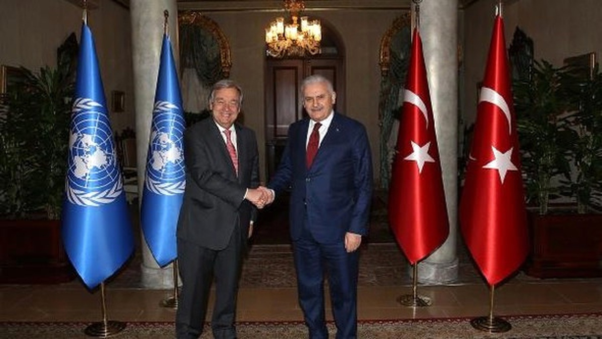 Başbakan Yıldırım BM Genel Sekreteri Guterres ile Görüştü (4)